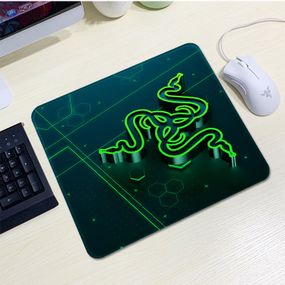 Килимок 200*240 тканинний RAZER 10, товщина 2 мм, колір Black/Green, Пакет