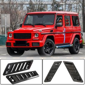 Накладки на передні крила (Cухий карбон) для Mercedes G сlass W463 1990-2018 рр