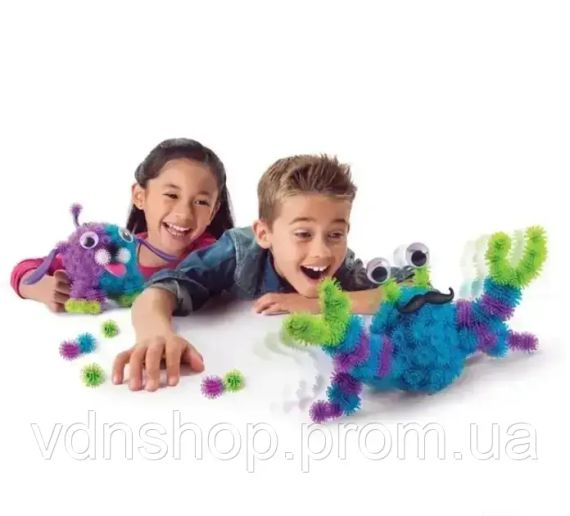 Дитячий різнокольоровий конструктор-липучка Bunchems 400 деталей / Конструктор Банчемс | Зображення 6