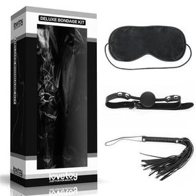 Набір БДСМ - Deluxe Bondage Kit (маска, кляп, флогер) Sex Aura
