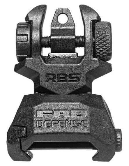 Целик складной FAB Defense RBS на Picatinny. Black | Зображення 1