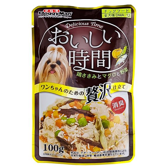 Корм DoggyMan Low Fat Chicken & Tuna, Bonito вологий з куркою та тунцем для собак 100 гр