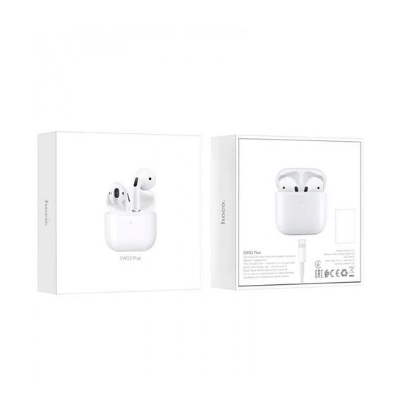 Навушники Bluetooth HOCO EW03, White, Кейс | Зображення 3