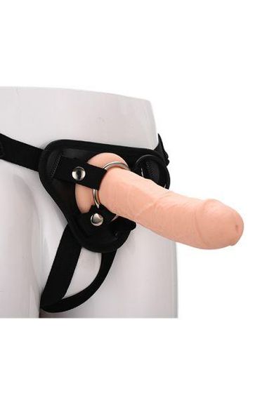 Реалістичний страпон REALSTUFF STRAP ON REAL DILDO Sex Aura | Зображення 1