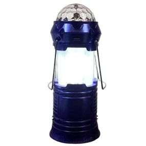 Универсальная LED лампа-фонарик 6899 disco Синяя