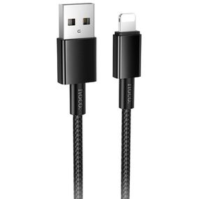 Дата кабель Hoco X119 Energy USB to Lightning 2.4A (1m) Black