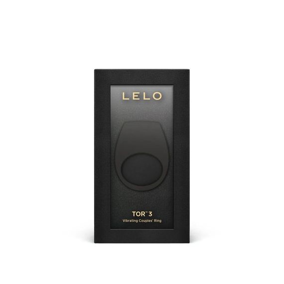Эрекционное кольцо с вибрацией LELO Tor 3 Black, управление со смартфона | Зображення 4
