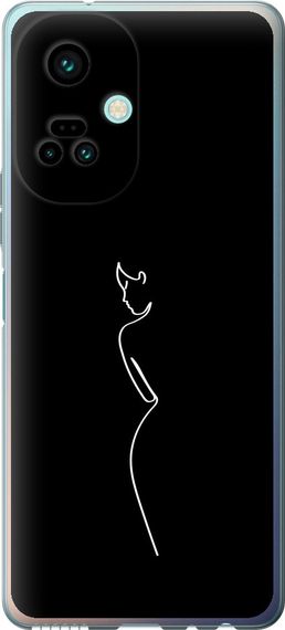 Чехол на Tecno Camon 19 Pro (CI8n) Силуэт1 "4590u-2766-17620"