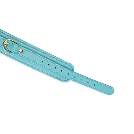 Нашийник з повідцем Liebe Seele Blue Lamb Leather Collar with Velvet Lining Sex Aura | Зображення 4