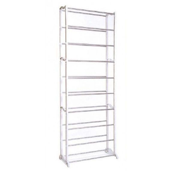 Полиця для взуття 10 секцій, органайзер для взуття на 30 пар взуття | Зображення 2