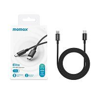 Кабель Type-C to Type-C 150cm Momax Elite 60w /black/DC30