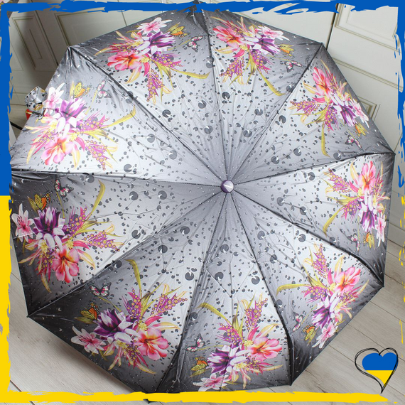 Парасолька жіноча напівавтомат Парасолька антивітер