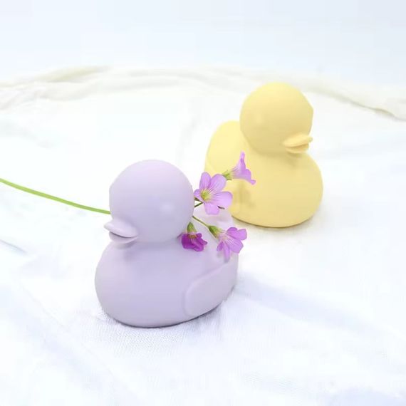 Вібратор для клітора у вигляді качки Sweet Em , силіконовий, лавандовий Sex Aura | Зображення 3