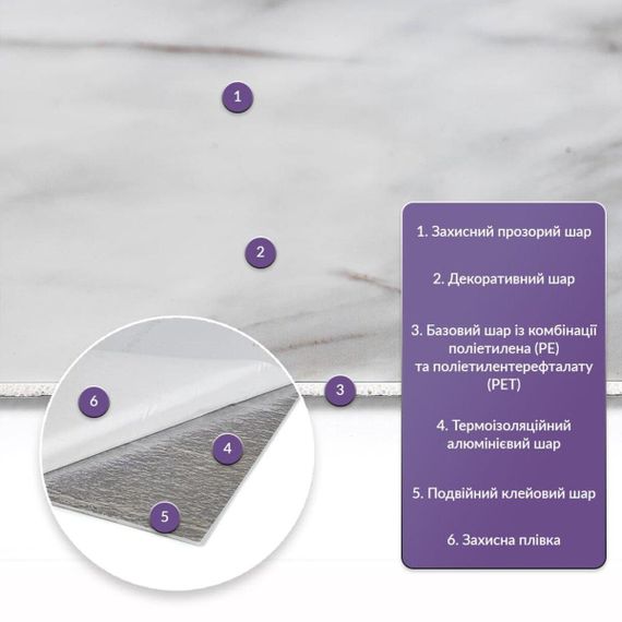 Самоклеюча стінова PET плитка 600*300*2mm (D) SW-00002327 | Зображення 1