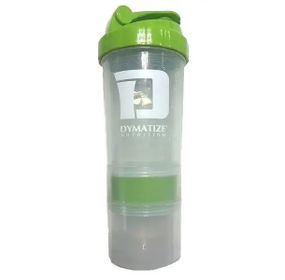 Шейкер Dymatize Smart Shaker 500 ml + 2 Container's Clear/Green