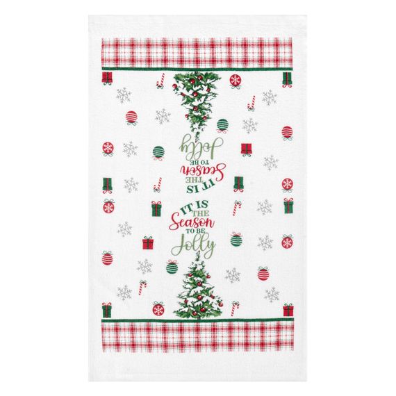 Подарунковий набір для кухні Ardesto Christmas Tree, 3шт, 100% бавовна (рушничок), 100% поліестер (прихватки), зелений (ART14HTR) | Зображення 1