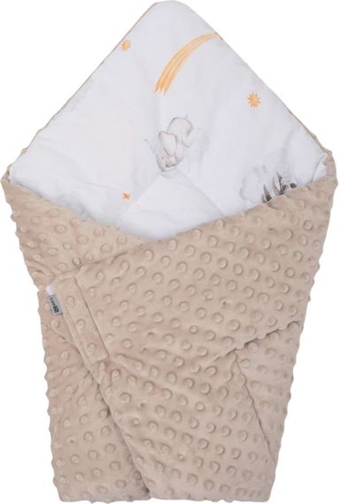 Конверт-ковдра 2 в 1 Bubaba by FreeON SLEEPY ANIMALS BEIGE 65х65 см