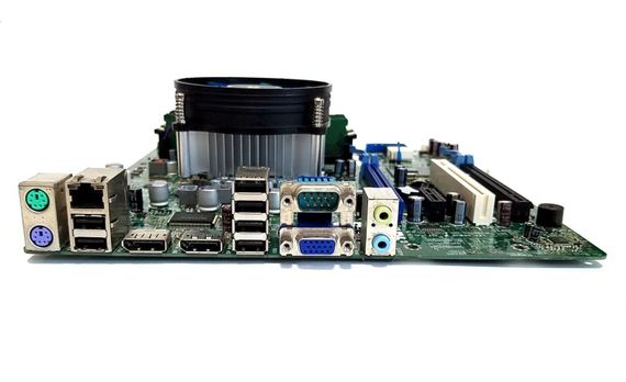 Комплект: Материнская плата Dell Optiplex 7010 MT + Intel Xeon E3-1225 v2 (4 ядера по 3.2 - 3.6 GHz) + 16 GB DDR3 + Кулер Vinga Q4 б/у | Зображення 2