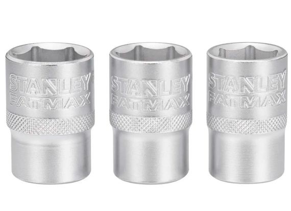 Набір торцевих головок Stanley 1/2 Maxi Drive із шестигранним профілем 3 шт (FMMT17094-0)
