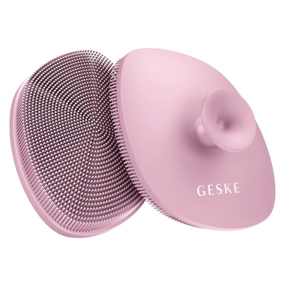 Щітка для обличчя GESKE Facial Brush 4в1 з тримачем pink | Зображення 5