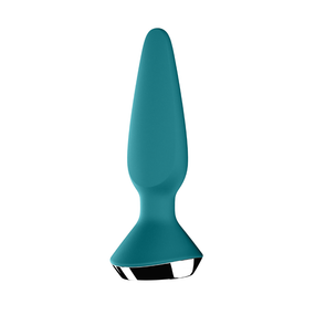 Смарт анальна пробка з вібрацією Plug-ilicious 1, бірюзова Satisfyer (Німеччина) sexstyle