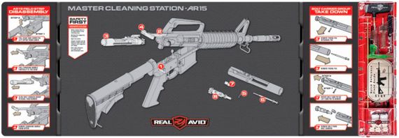 Набір для чищення зброї Real Avid Master Cleaning AR-15 Набір для чищення ар 5.56 Набір для чищення зброї 5.56 | Зображення 1