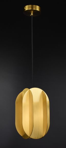 Люстра підвісна на 1 лампочку 27081 Латунь 25-300х15х24 см.