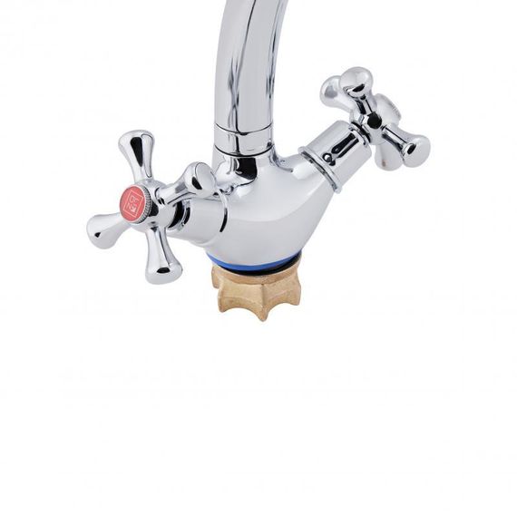 Смеситель для кухни Lidz Lamb 272F двухвентильный LDLAM272FCRM22018 Chrome | Зображення 2