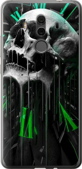 Чехол на Huawei Mate 10 Pro Череп-часы "4100u-1138-17620"