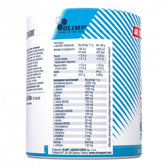 Амінокомплекс для спорту Olimp Nutrition Amino Target Xplode 275 g /25 servings/ Lemon | Зображення 1