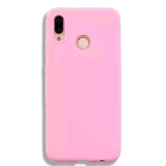 Чохол Candy Silicone для Huawei P Smart Plus колір Рожевий