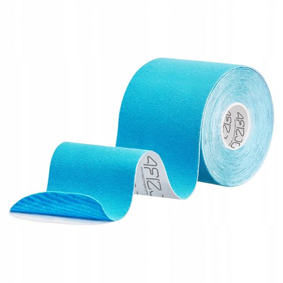 Стрічка кінезіологічна (кінезіо тейп) 4FIZJO 7.5 см x 5 м 4FJ0548 Sky Blue (P-5907739318909) | Зображення 8