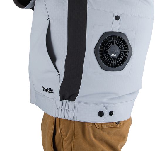Куртка акумуляторна з вентиляцією Makita DFJ213A2XL (LXT, CXT, без акумуляторів та зарядного пристрою) | Зображення 1