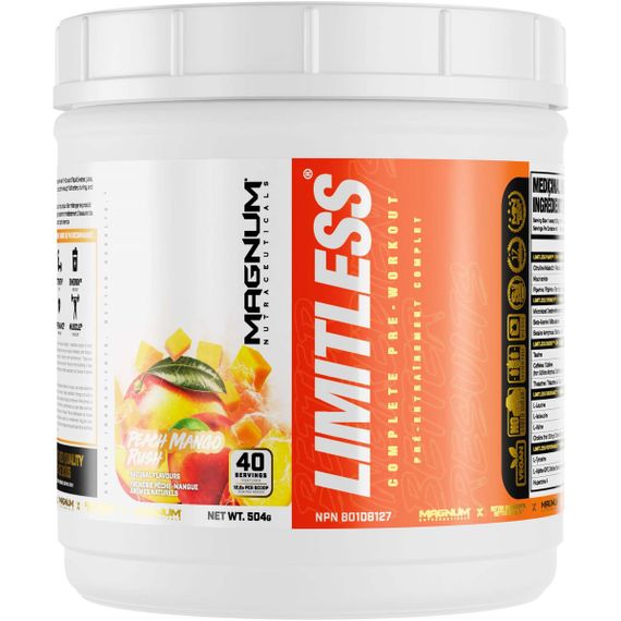 Комплекс до тренування Magnum Nutraceuticals Limitless 504 g /40 servings/ Peach Mango Rush