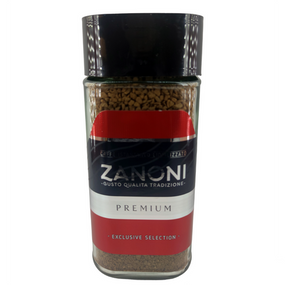 Кофе растворимый гранулированый Zanoni Premium 200г, Польша, в стеклянной банке, сублимированный