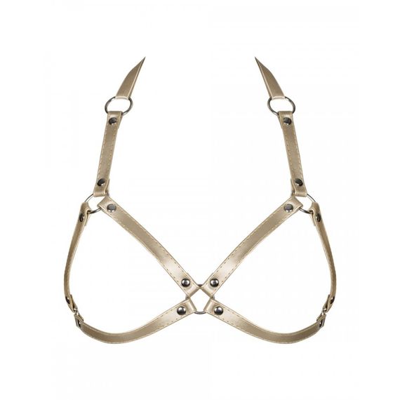 Бюстгальтер-портупея Obsessive A765 S/M/L Золотий sexstyle | Зображення 2