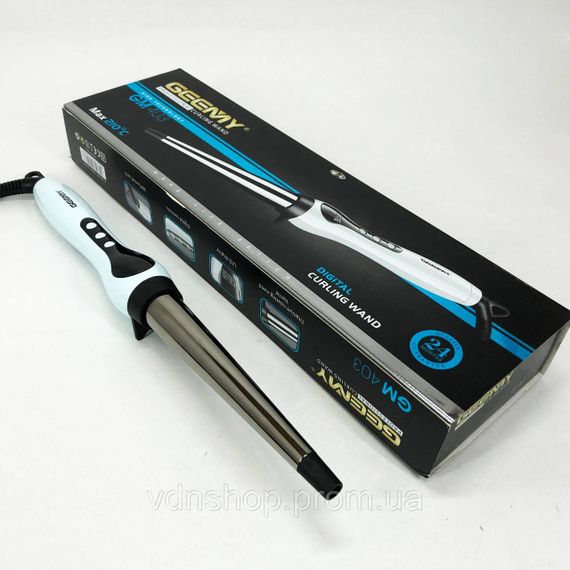 Конусна плойка для прикореневого об'єму Gemei GM-403, Плойка для волосся з комфортом RE-33 | Зображення 3