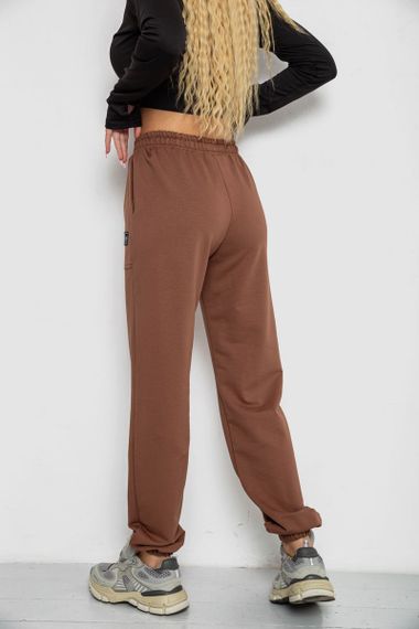 Спортивні штани жіночі, колір темно-бежевий, 247R4670 | Зображення 3