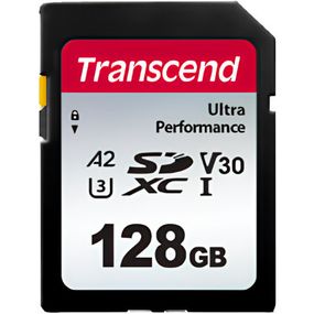 Карта памяти Transcend 128GB SD class 10 UHS-I U3 4K (TS128GSDC340S)