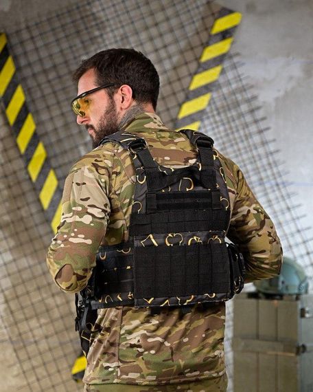 Плитоноска 4 быстрых сброса с напашником NETFLIX FIX ПП4638 | Зображення 2