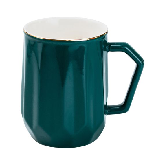Чашка керамічна Fine Ceramics 400 мл, зелений