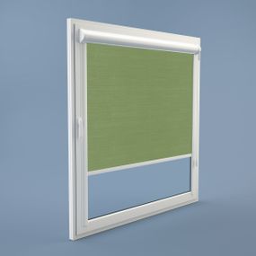 Рулонная штора Rolets Лён 2-2098-350 35x170 см закрытого типа Тускло-оливковая