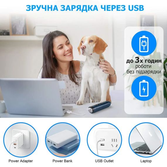 Гріндер точило для кігтів собак і кішок професійний Pet Nail Grinder, тример пилки для кігтів Де | Зображення 3