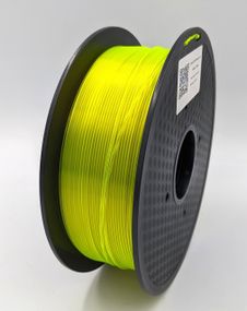Опт и розн. Филамент для 3D-принтера MT PETG, 1.75 мм, Прозрачный жёлтый, 1 кг (3DMT-PETG1.75-01-TY)