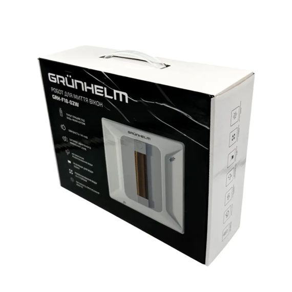 Робот для миття вікон Grunhelm GRH-F18-02W 72 Вт білий | Зображення 4