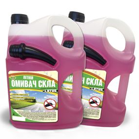 Омыватель стекла Летний "Bubble Gum" Lotus канистра с носиком УПАКОВКА 2 шт. x 4 л