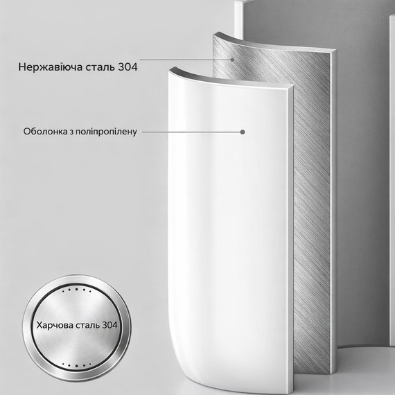 Кружка-мешалка аккумуляторная с магнитным венчиком, сенсорным дисплеем и индикатором температуры 380 мл Черная | Зображення 2