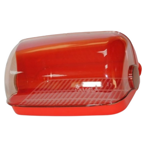 Хлібниця пластик 01 червоний "Нова" Ламела