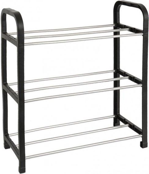 Полка для обуви 3-ярусная Eco Fabric EF-4852-3 металлические полки 40×18.5×44 см