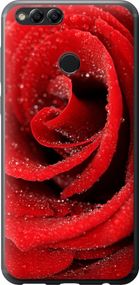 Чехол на Huawei Honor 7X Красная роза "529u-1139-17620"